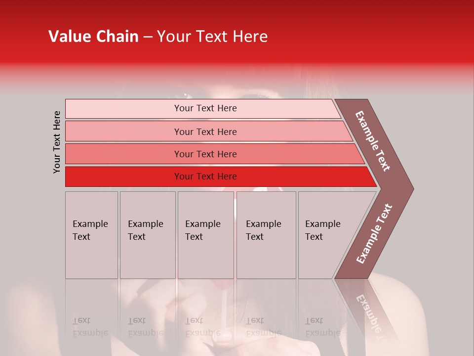 Nice Girl With A Broken Sweet In Form Of A Heart PowerPoint Template