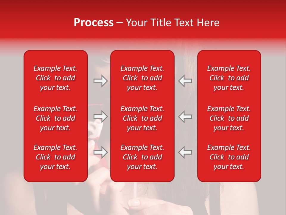 Nice Girl With A Broken Sweet In Form Of A Heart PowerPoint Template