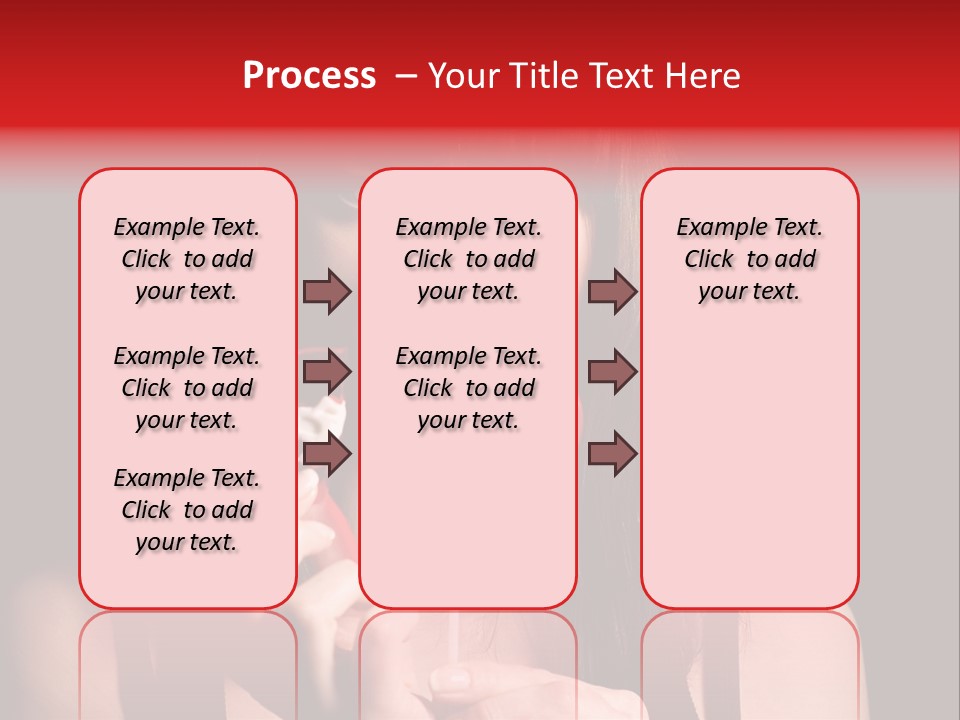 Nice Girl With A Broken Sweet In Form Of A Heart PowerPoint Template