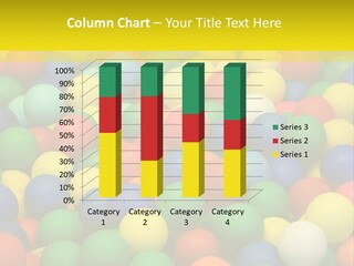 Background, Colorful Plastic Balls On Children's Playground PowerPoint Template