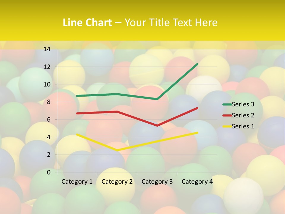 Background, Colorful Plastic Balls On Children's Playground PowerPoint Template