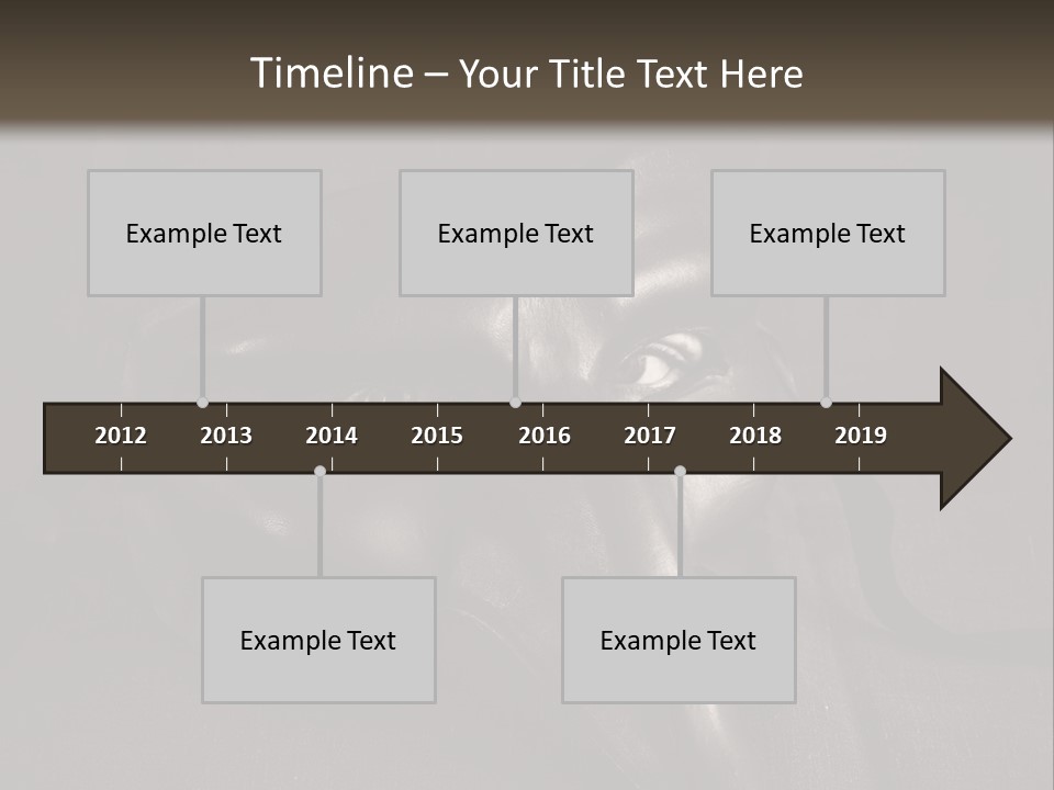 Mask With Eyes PowerPoint Template