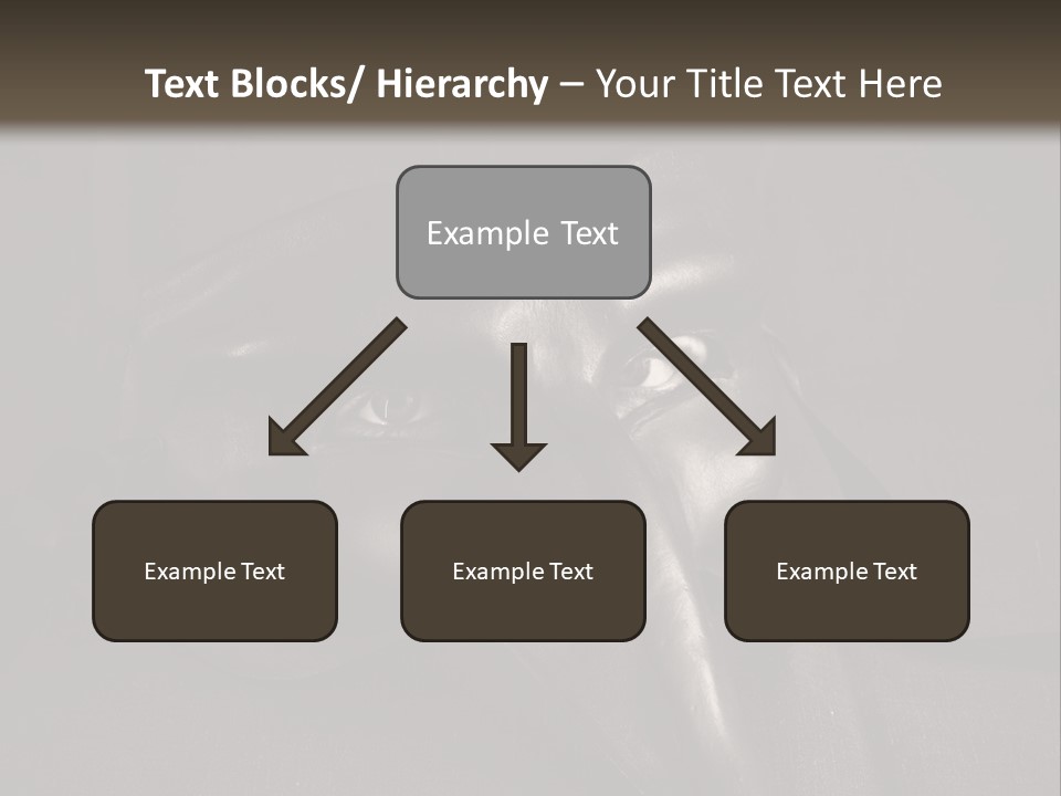 Mask With Eyes PowerPoint Template