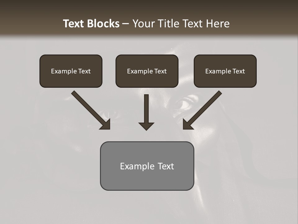Mask With Eyes PowerPoint Template