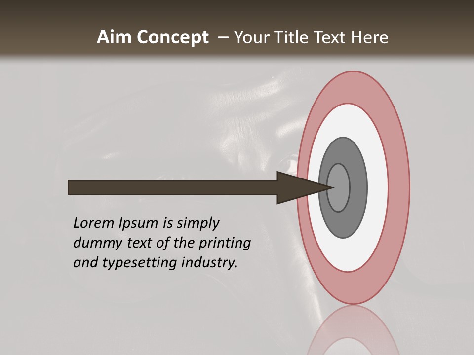 Mask With Eyes PowerPoint Template