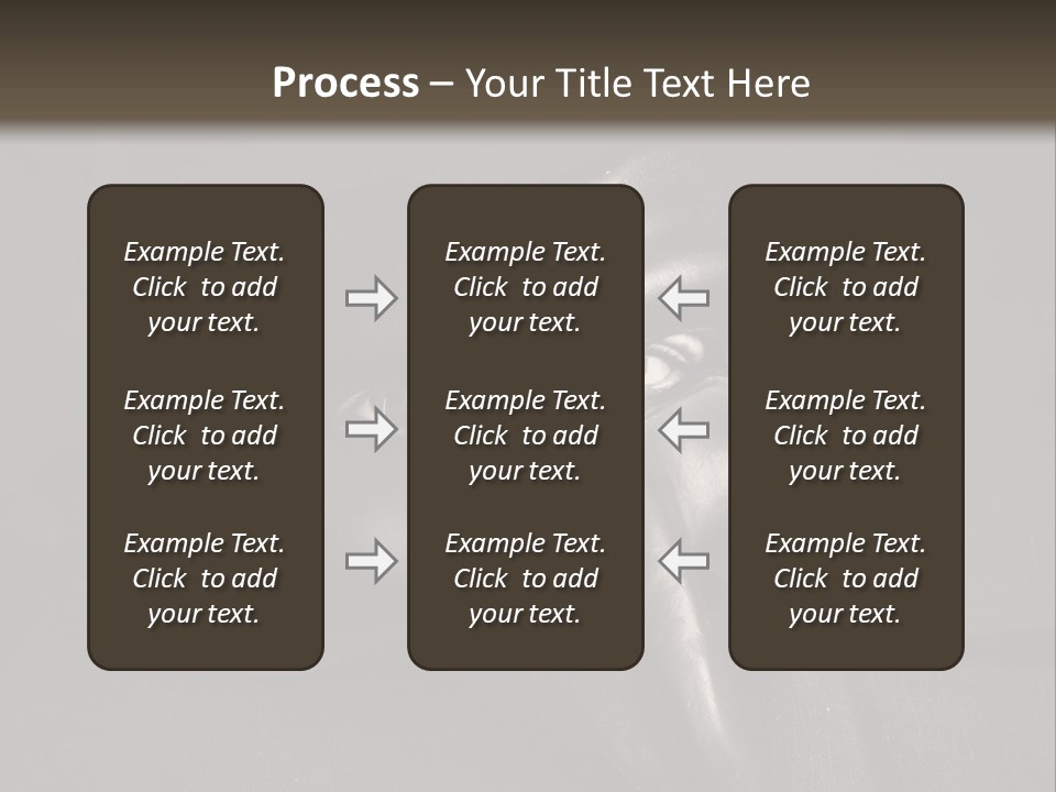 Mask With Eyes PowerPoint Template