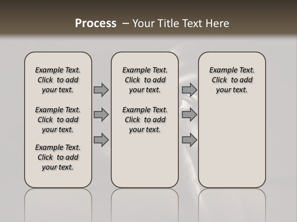Mask With Eyes PowerPoint Template