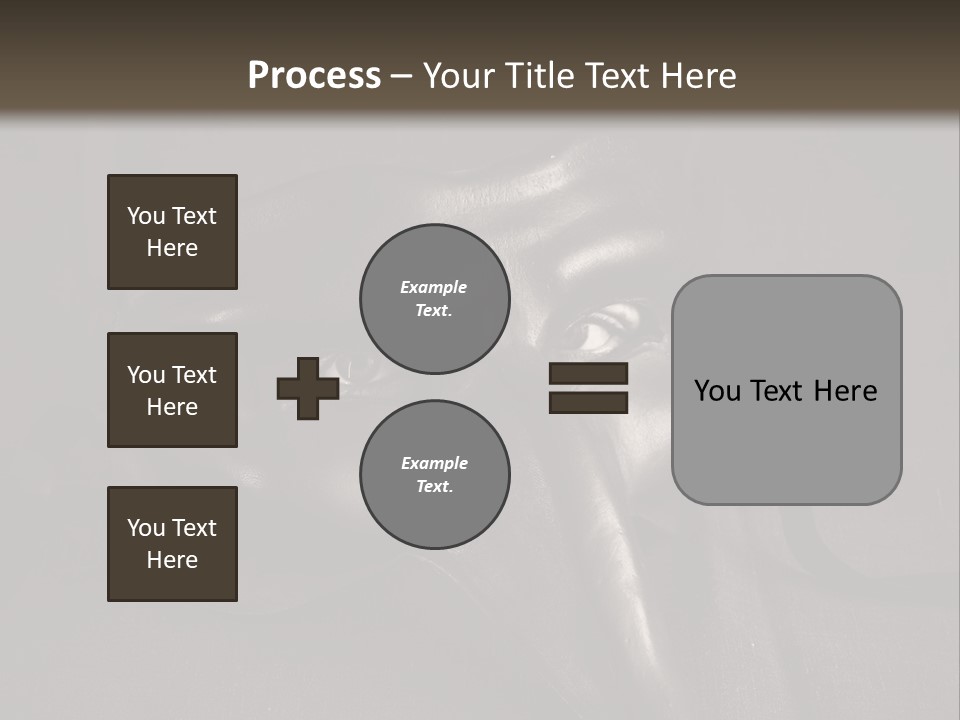 Mask With Eyes PowerPoint Template