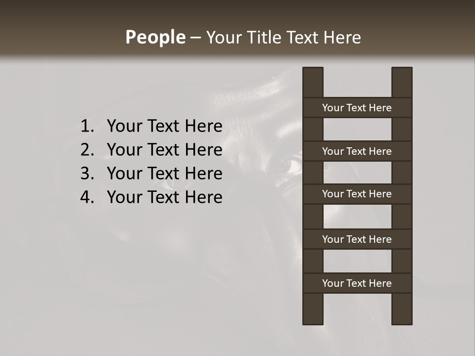 Mask With Eyes PowerPoint Template