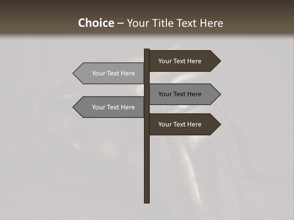 Mask With Eyes PowerPoint Template