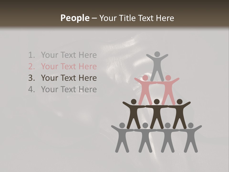 Mask With Eyes PowerPoint Template