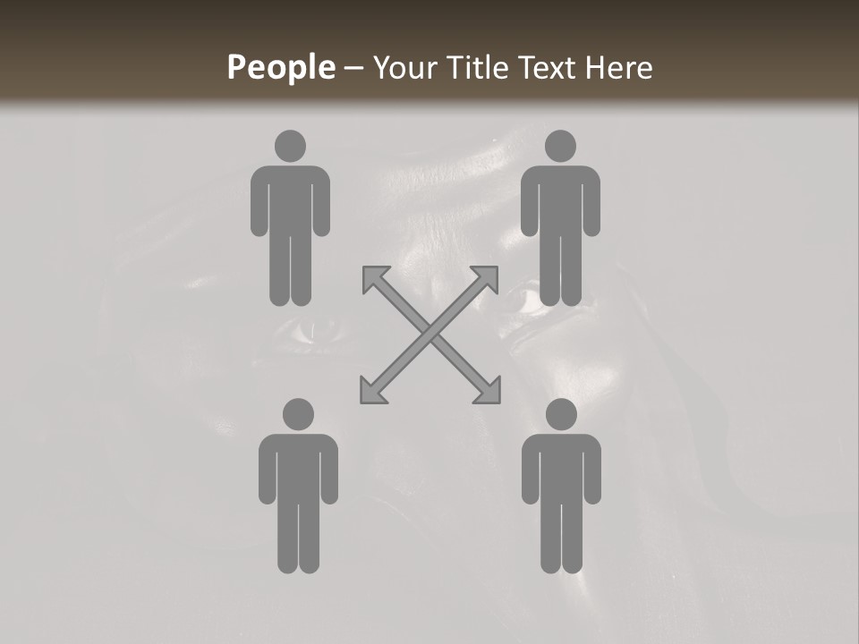 Mask With Eyes PowerPoint Template