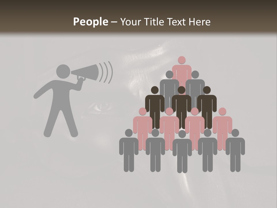 Mask With Eyes PowerPoint Template