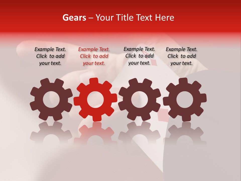 Look Inside A Wrecked Car With Airbag Deployed PowerPoint Template