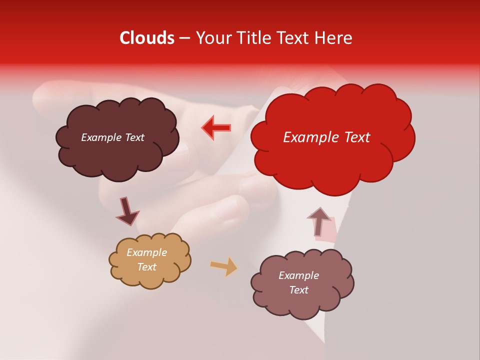 Look Inside A Wrecked Car With Airbag Deployed PowerPoint Template