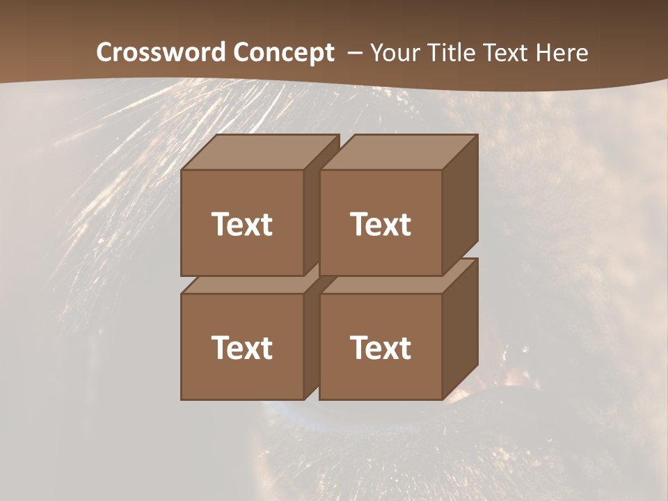 Horses Eye PowerPoint Template