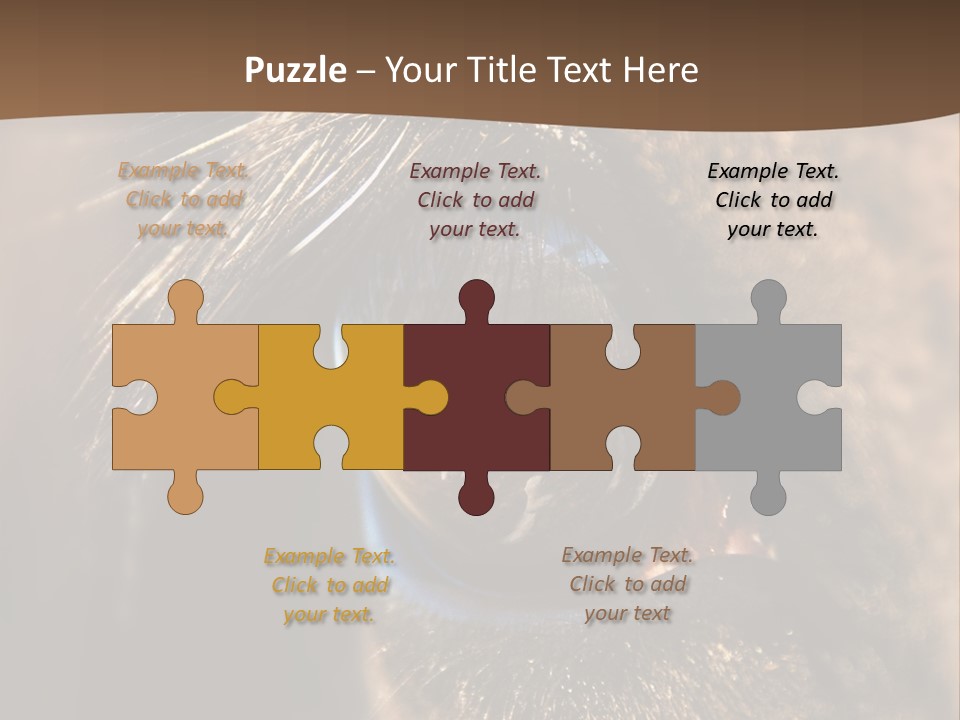 Horses Eye PowerPoint Template