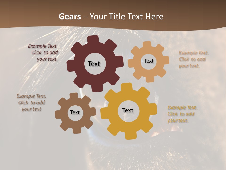 Horses Eye PowerPoint Template