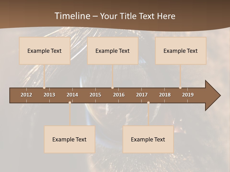 Horses Eye PowerPoint Template