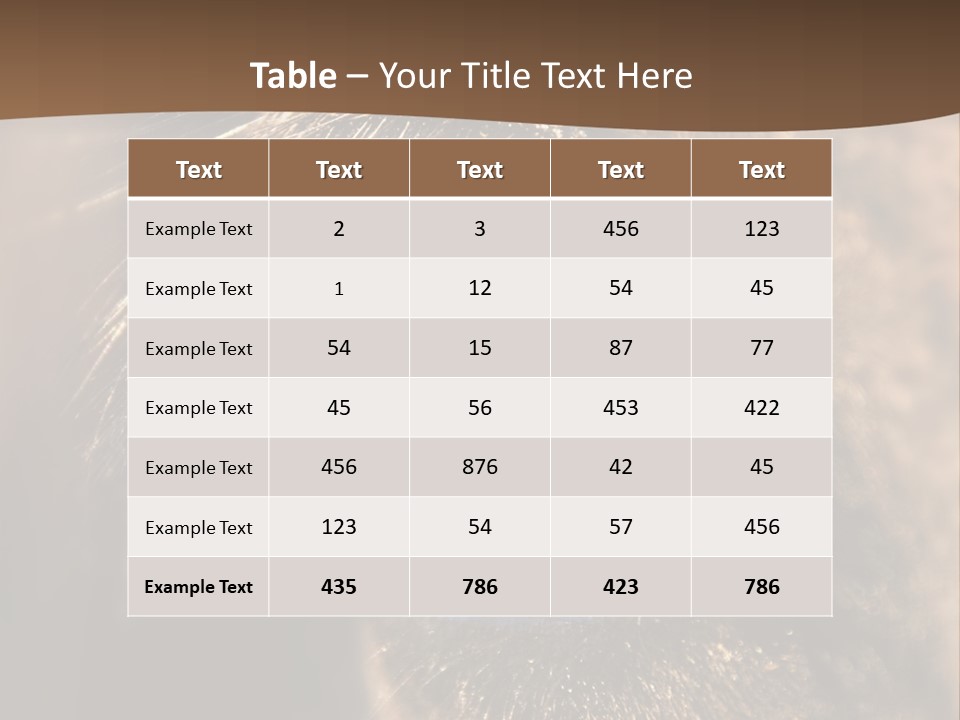 Horses Eye PowerPoint Template