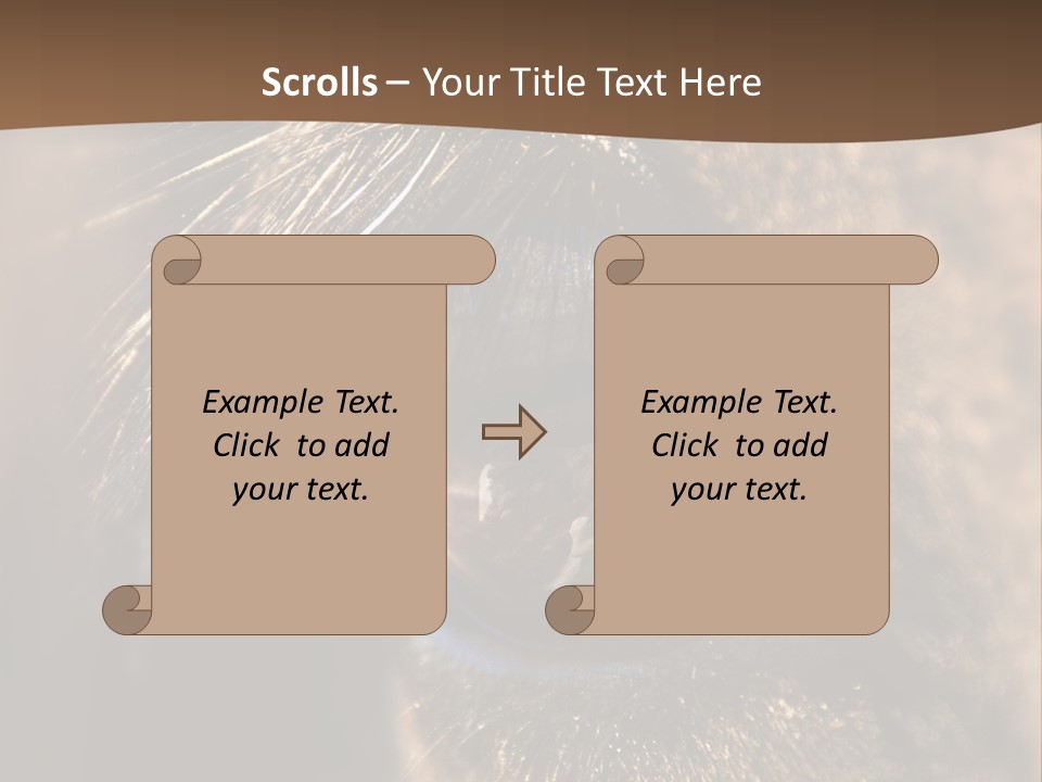 Horses Eye PowerPoint Template
