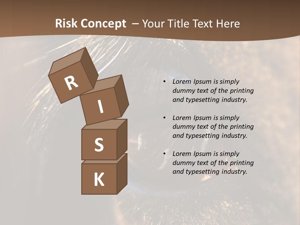 Horses Eye PowerPoint Template