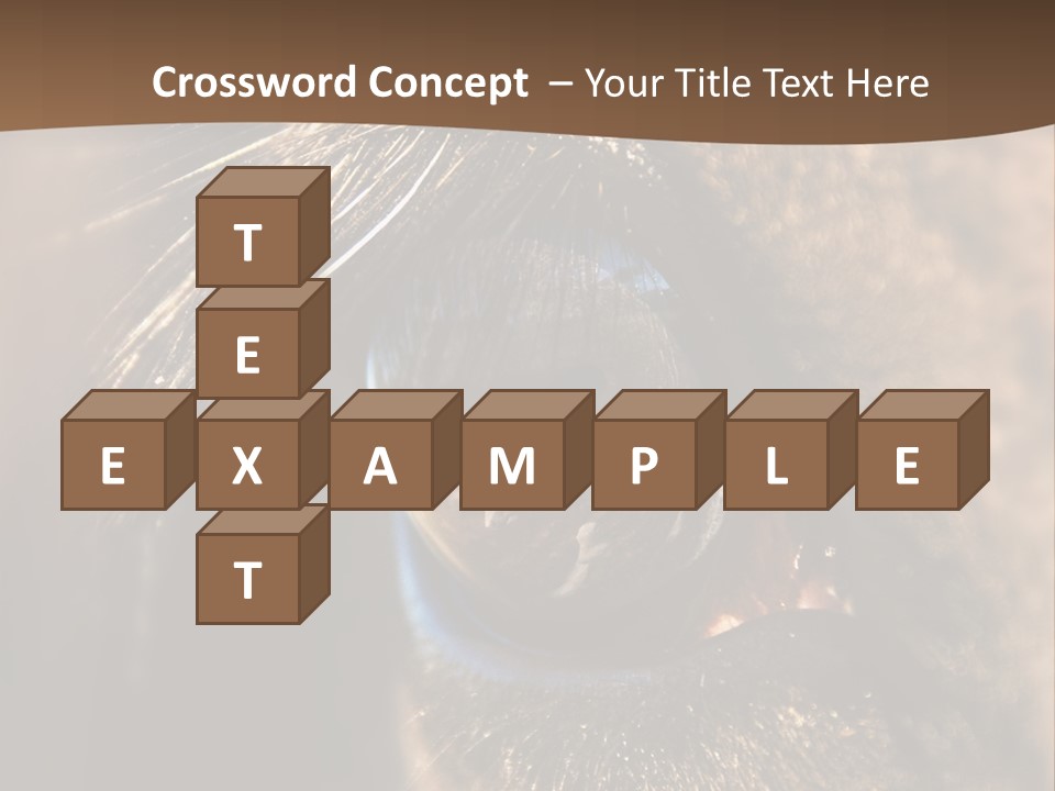 Horses Eye PowerPoint Template