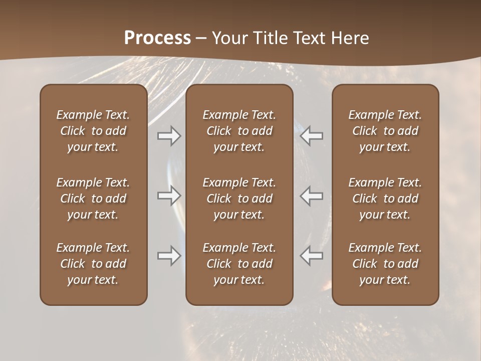 Horses Eye PowerPoint Template