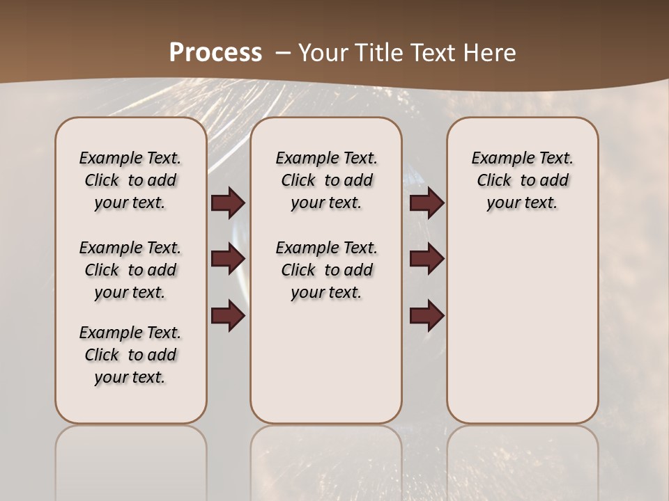 Horses Eye PowerPoint Template