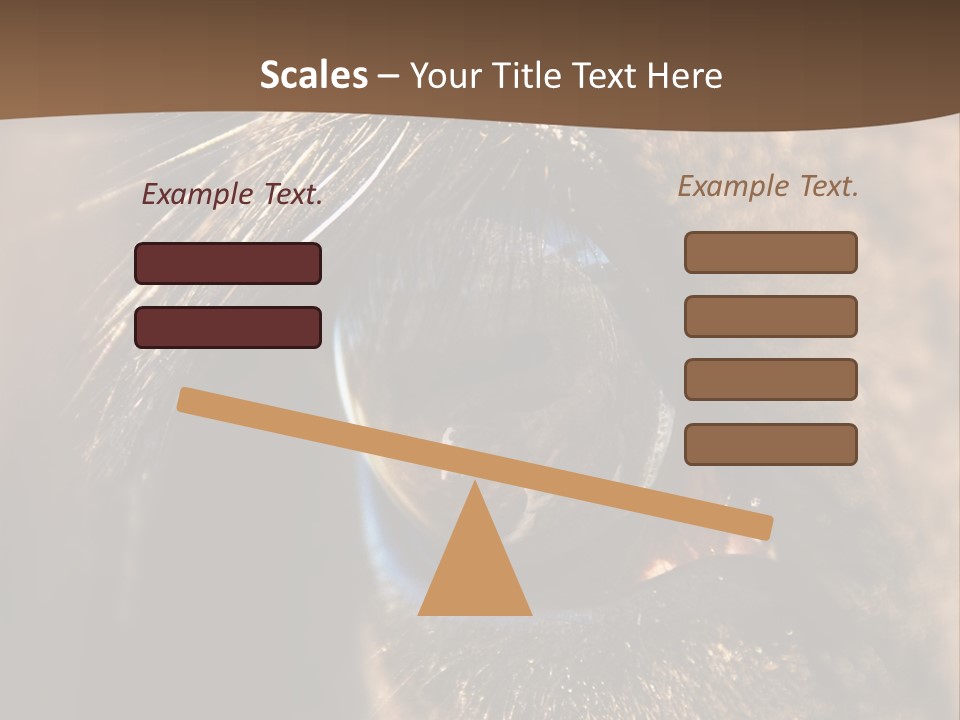 Horses Eye PowerPoint Template
