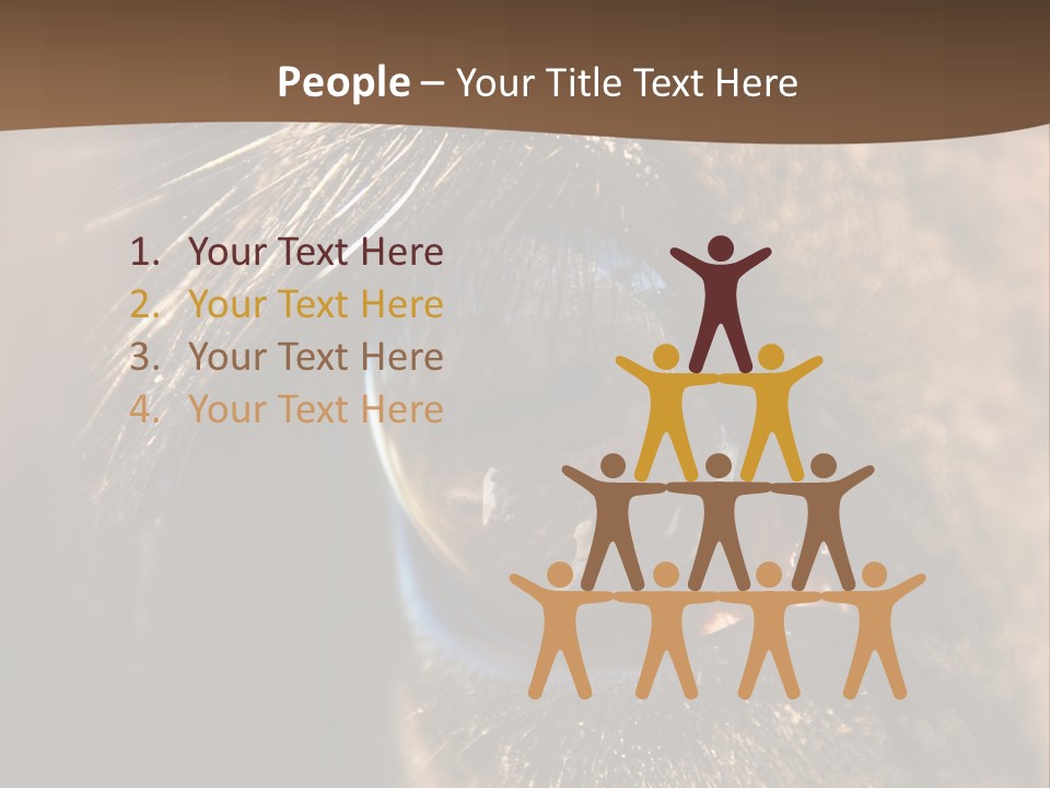 Horses Eye PowerPoint Template