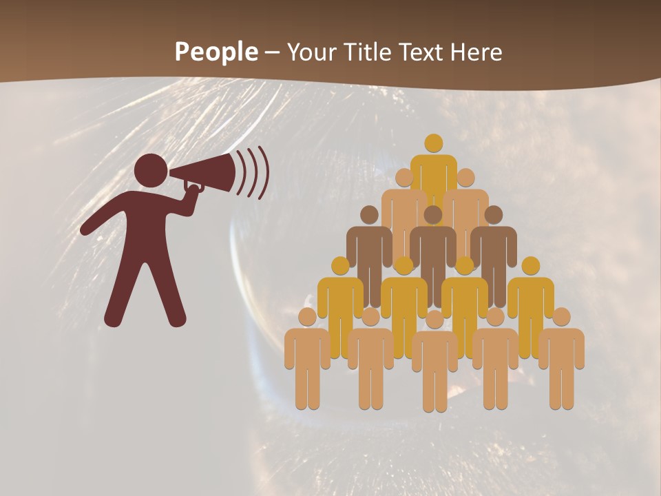 Horses Eye PowerPoint Template