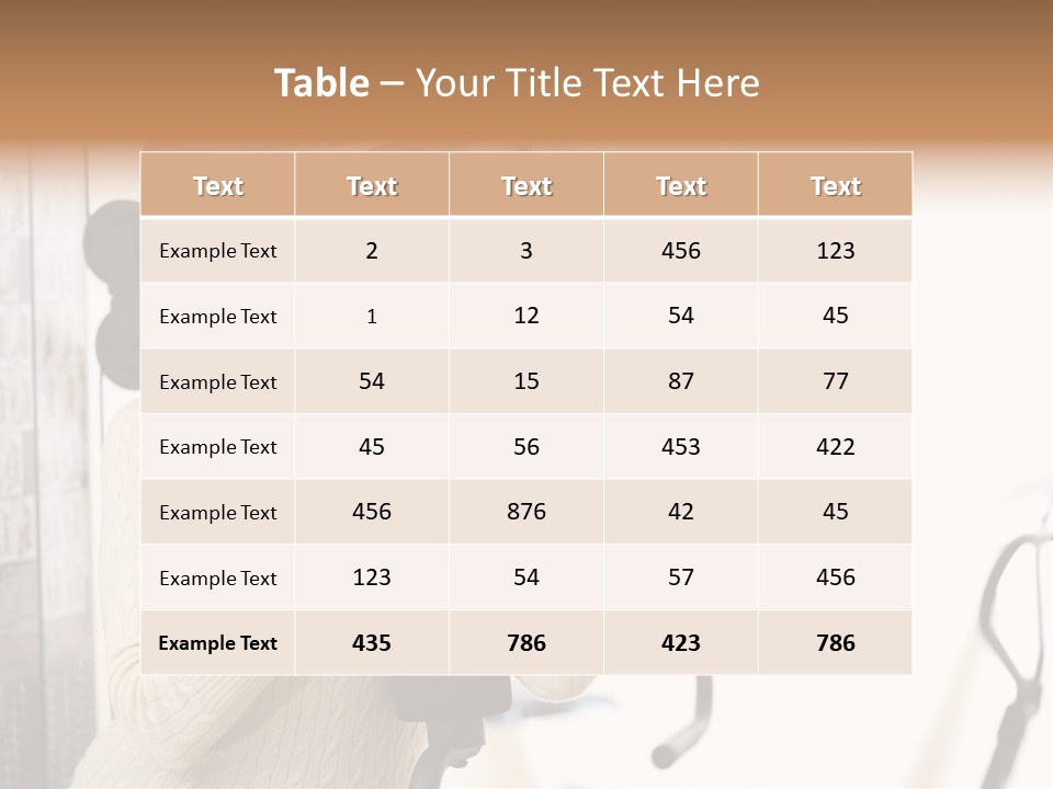 Senior Woman With Fitness Machine Over White Background. Shallow Dof. PowerPoint Template