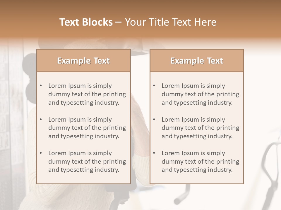 Senior Woman With Fitness Machine Over White Background. Shallow Dof. PowerPoint Template