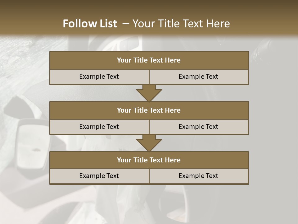 Look Inside A Wrecked Car With Airbag Deployed PowerPoint Template