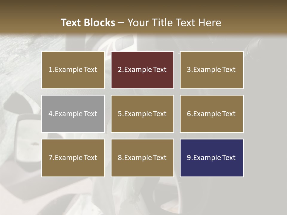 Look Inside A Wrecked Car With Airbag Deployed PowerPoint Template