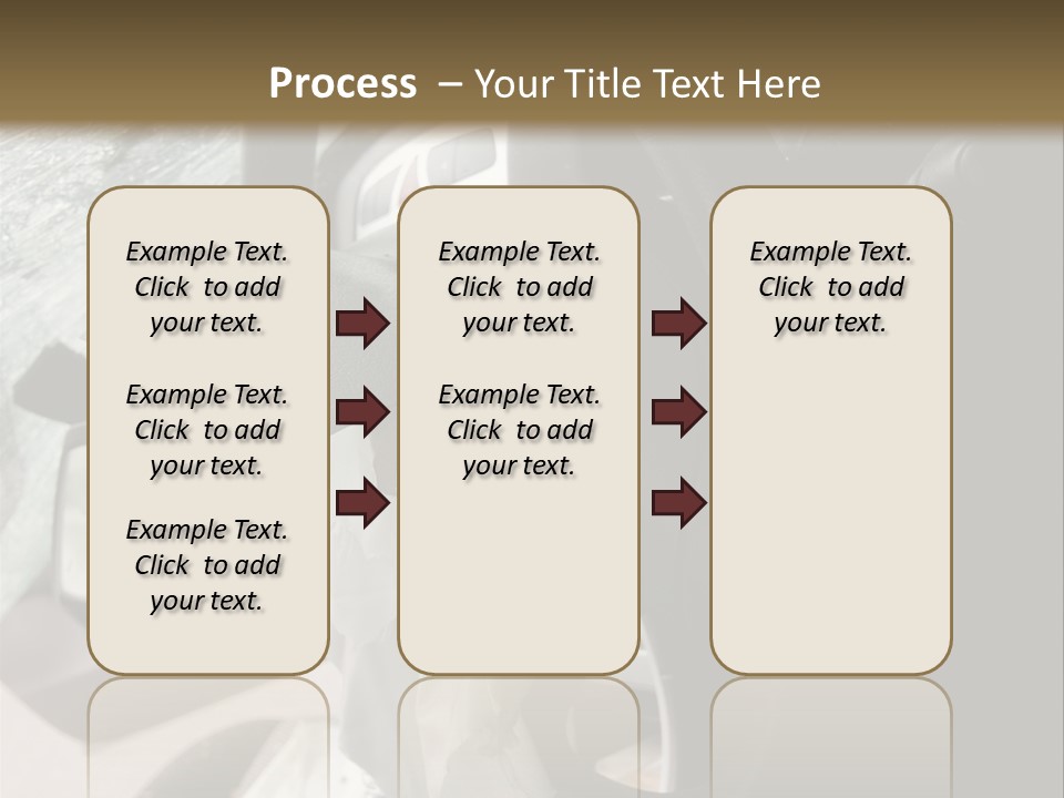 Look Inside A Wrecked Car With Airbag Deployed PowerPoint Template