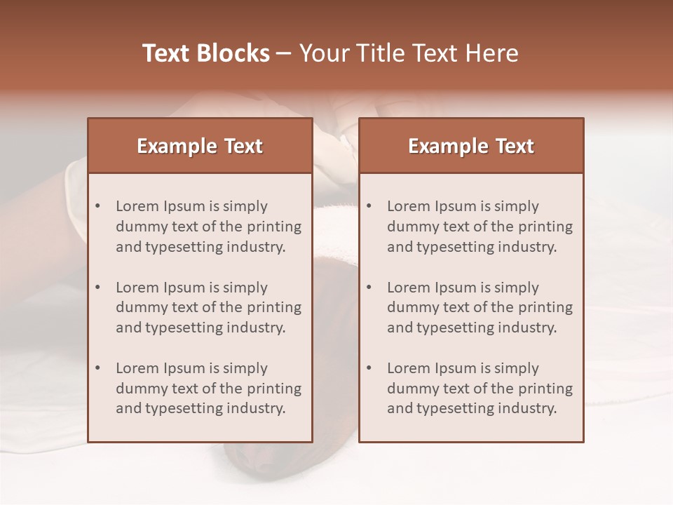 The Sick Dog In Bandage PowerPoint Template