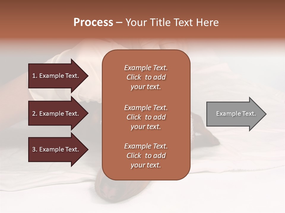 The Sick Dog In Bandage PowerPoint Template