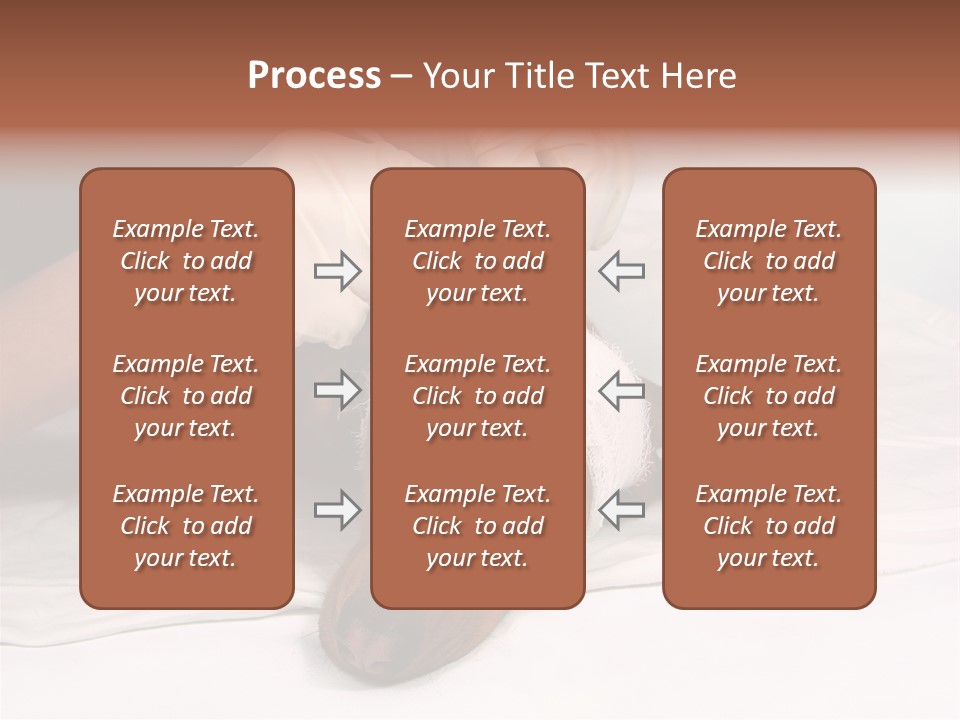 The Sick Dog In Bandage PowerPoint Template