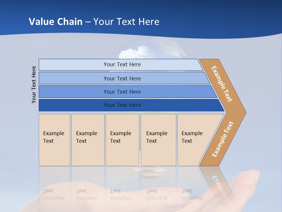 Hand Holding Lighbulb Concept Of Clean Renewable Energy Of The Future PowerPoint Template