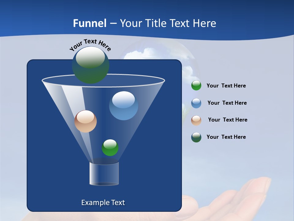 Hand Holding Lighbulb Concept Of Clean Renewable Energy Of The Future PowerPoint Template