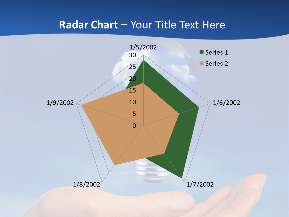 Hand Holding Lighbulb Concept Of Clean Renewable Energy Of The Future PowerPoint Template