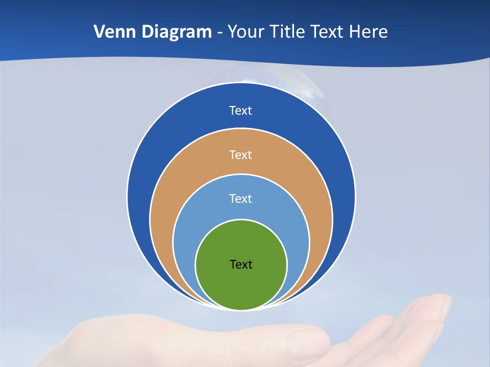 Hand Holding Lighbulb Concept Of Clean Renewable Energy Of The Future PowerPoint Template