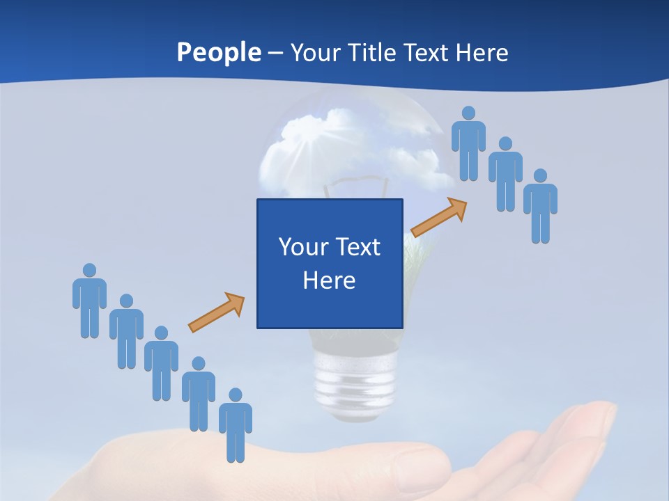 Hand Holding Lighbulb Concept Of Clean Renewable Energy Of The Future PowerPoint Template