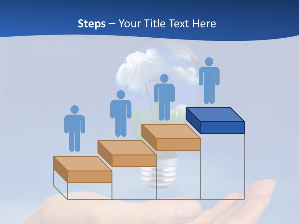 Hand Holding Lighbulb Concept Of Clean Renewable Energy Of The Future PowerPoint Template