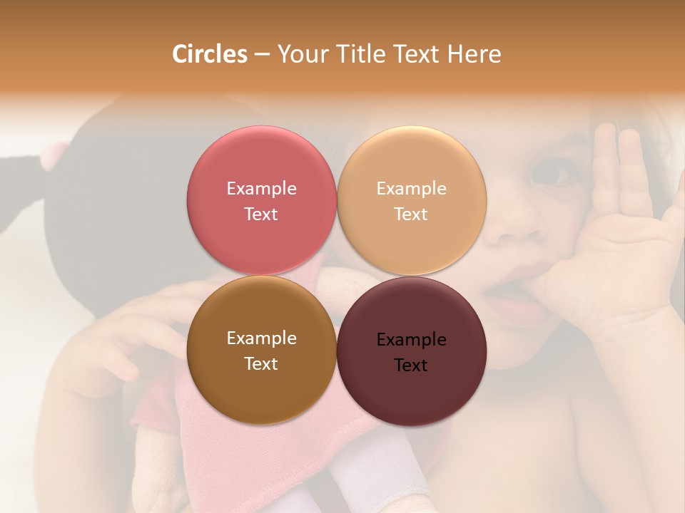 A Little Girl Laying On Top Of A Bed Holding A Stuffed Animal PowerPoint Template