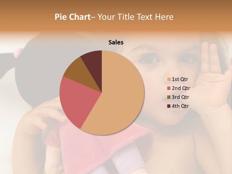 A Little Girl Laying On Top Of A Bed Holding A Stuffed Animal PowerPoint Template