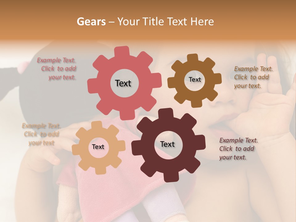 A Little Girl Laying On Top Of A Bed Holding A Stuffed Animal PowerPoint Template