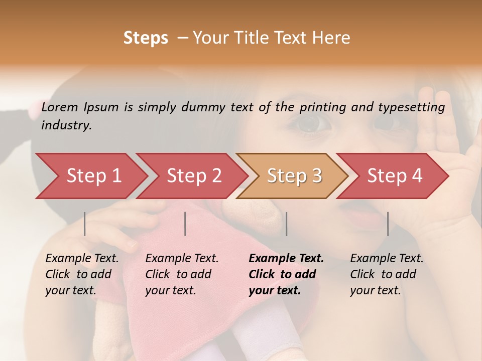 A Little Girl Laying On Top Of A Bed Holding A Stuffed Animal PowerPoint Template